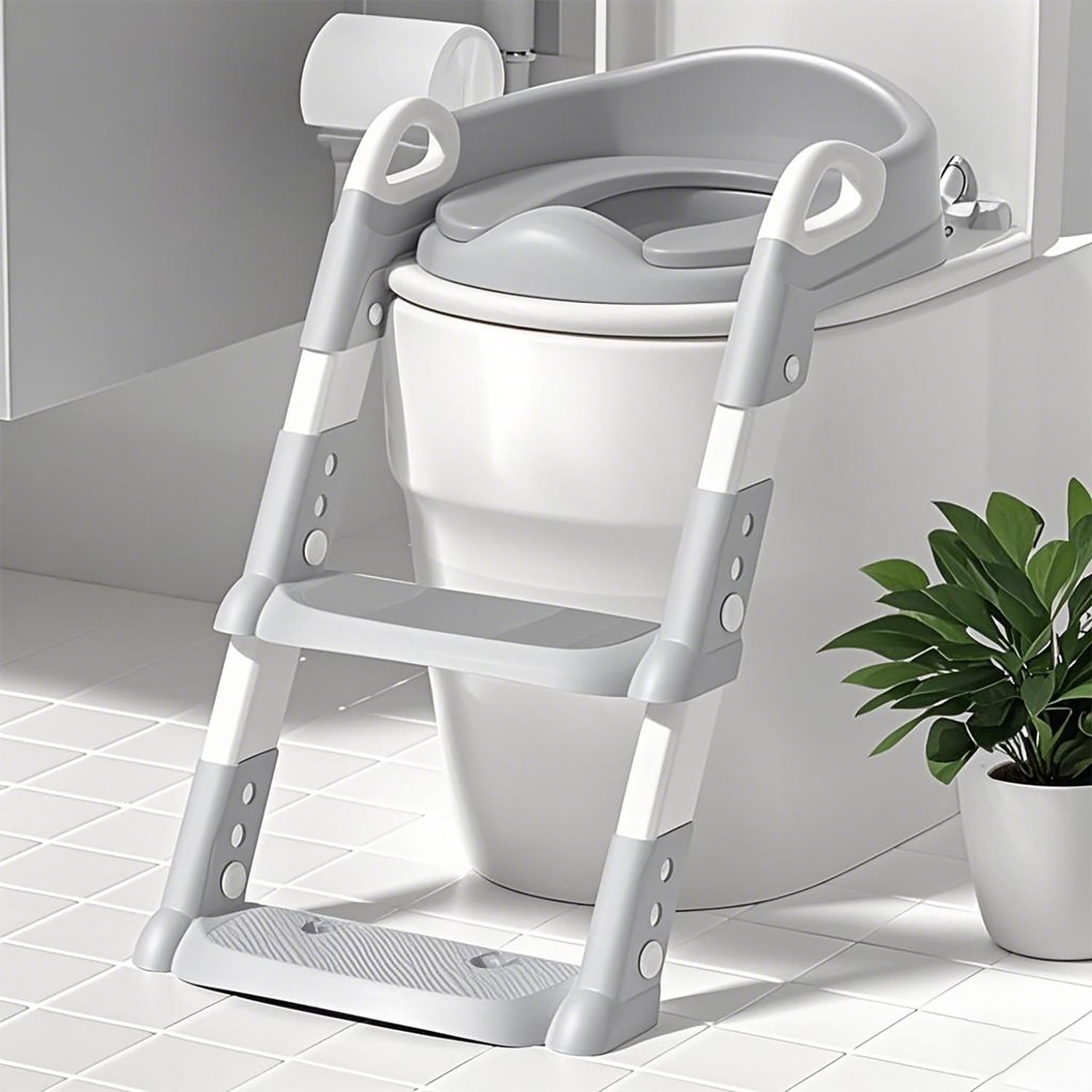 Ambler 2-in-1 Potty Training Seat with Step Stool Ladder | Anti-Slip | For Boys \u0026 Girls Toddlers